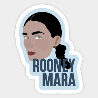 Rooney Mara Head Sticker